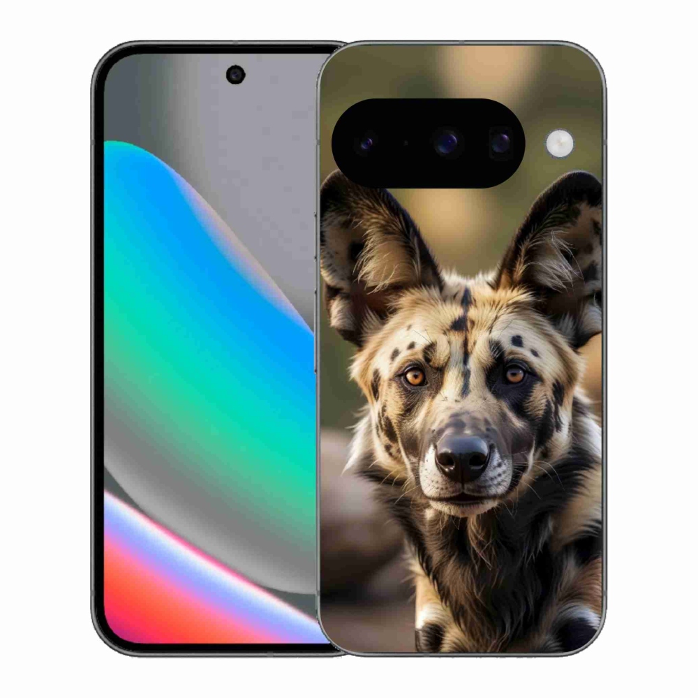 Gelový kryt mmCase na Google Pixel 10 - africký divoký pes