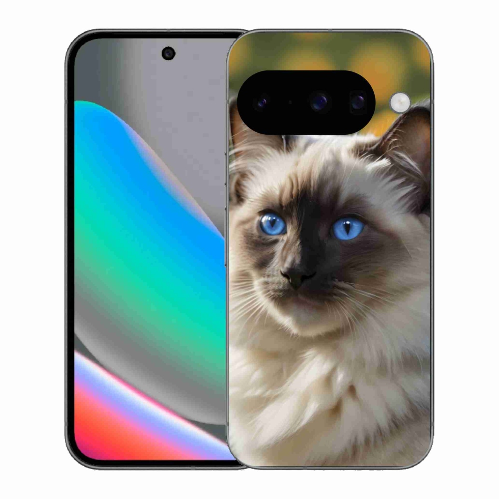 Gelový kryt mmCase na Google Pixel 10 - bílý ragdoll