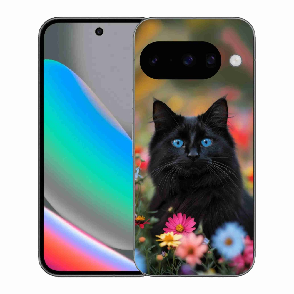 Gelový kryt mmCase na Google Pixel 10 - černé kotě 4