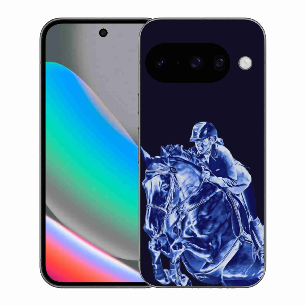 Gelový kryt mmCase na Google Pixel 10 - dostihový kůň