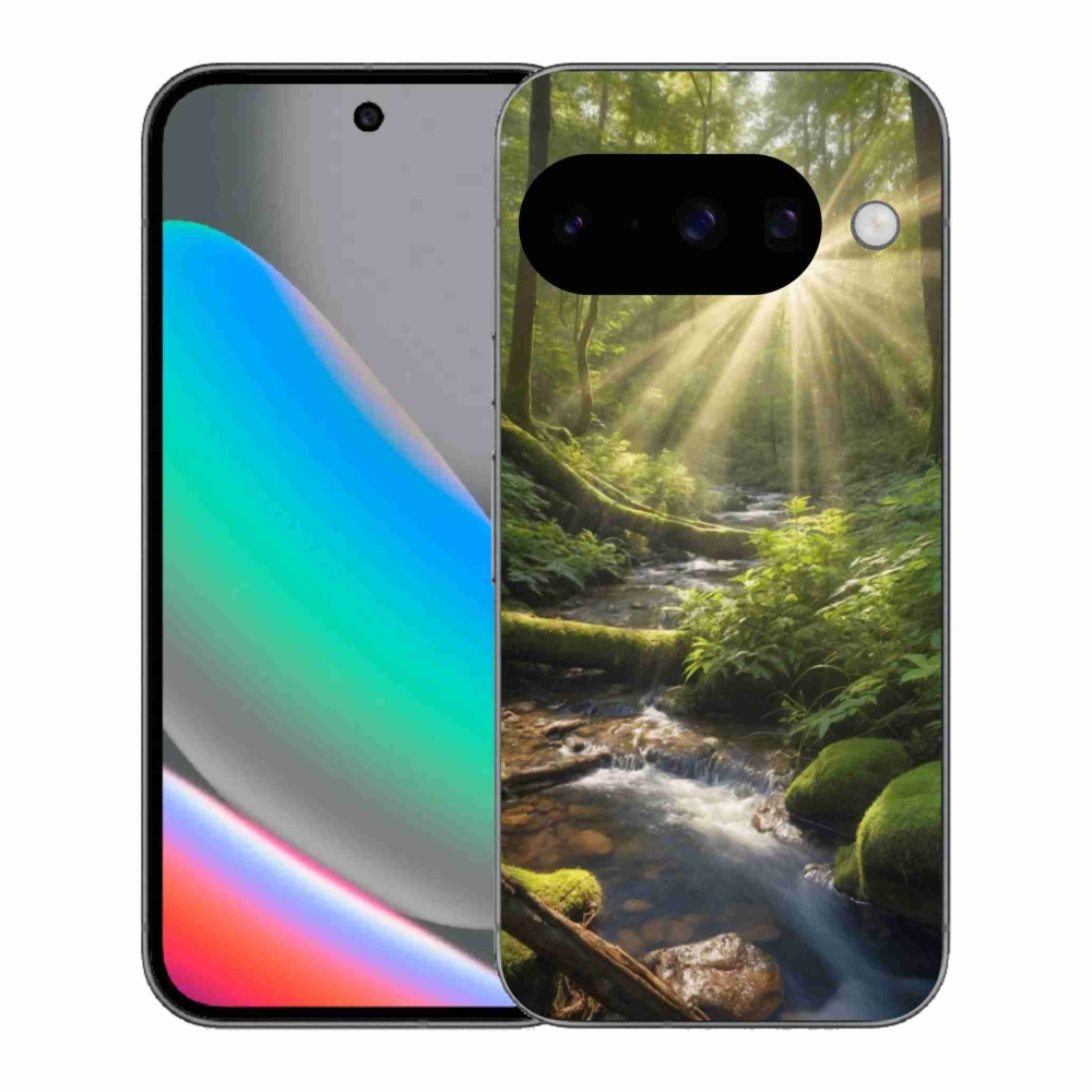 Gelový kryt mmCase na Google Pixel 10 - hlubina lesa