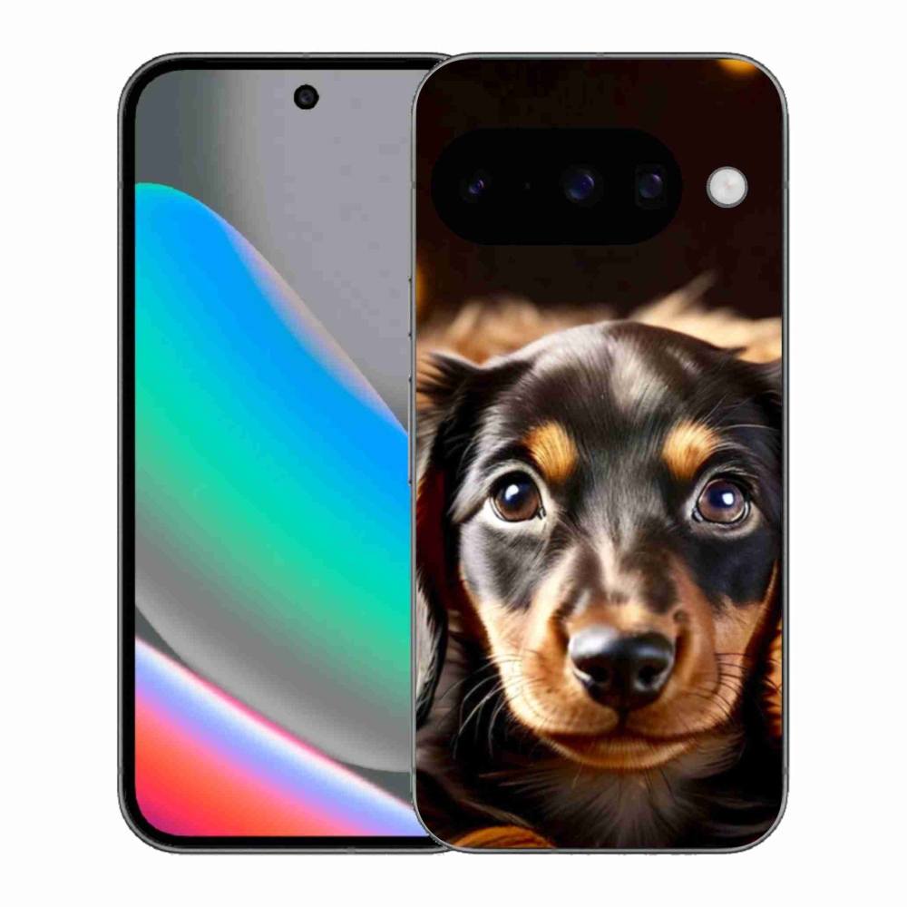 Gelový kryt mmCase na Google Pixel 10 - jezevčík
