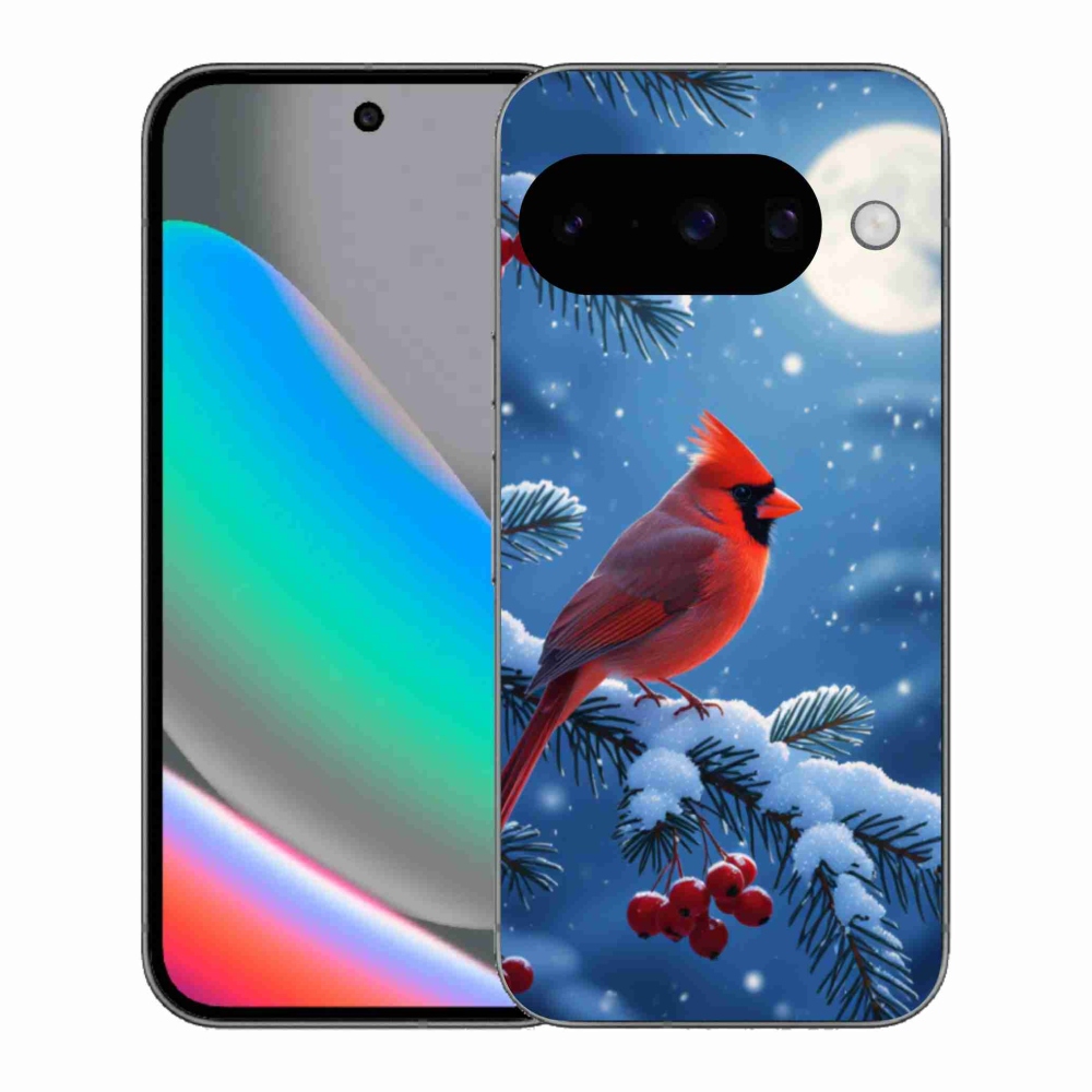 Gelový kryt mmCase na Google Pixel 10 - kardinál červený