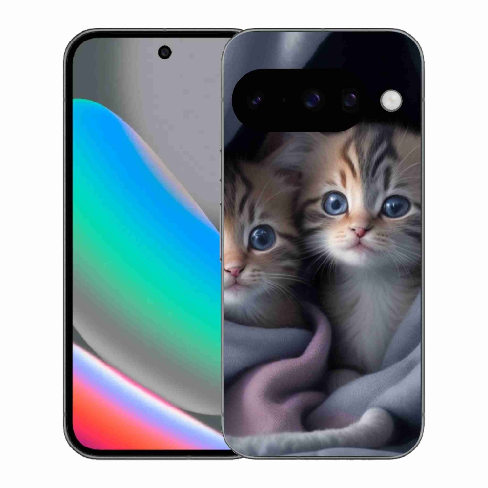 Gelový kryt mmCase na Google Pixel 10 - kočičí duo 2