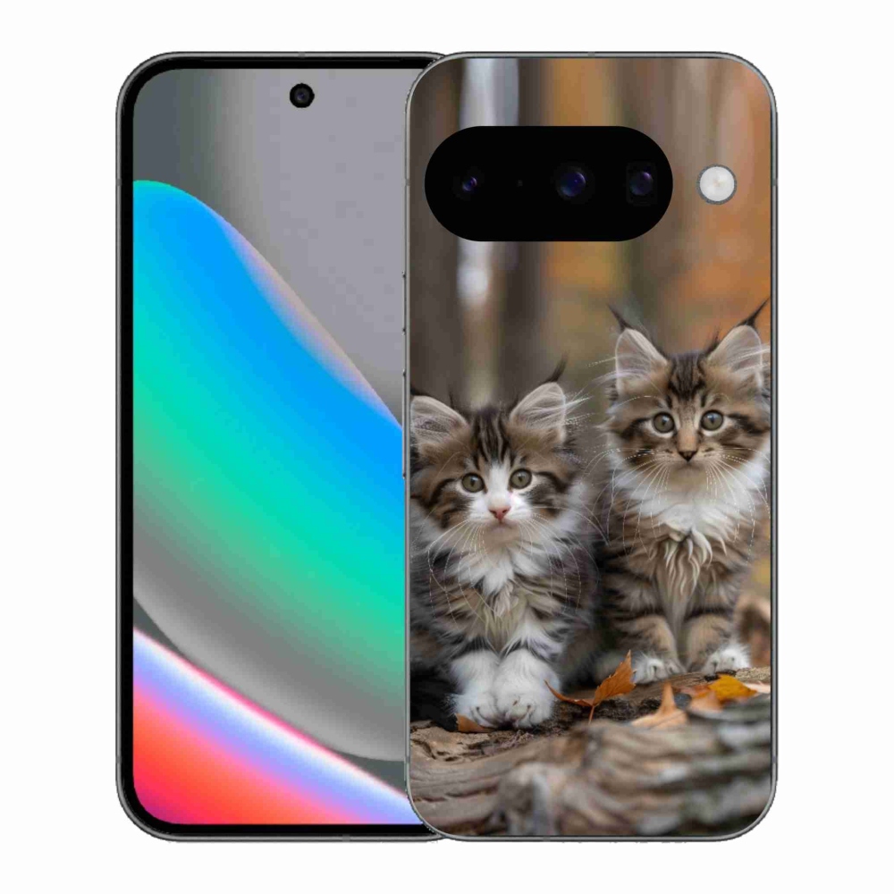 Gelový kryt mmCase na Google Pixel 10 - kočičí duo 3