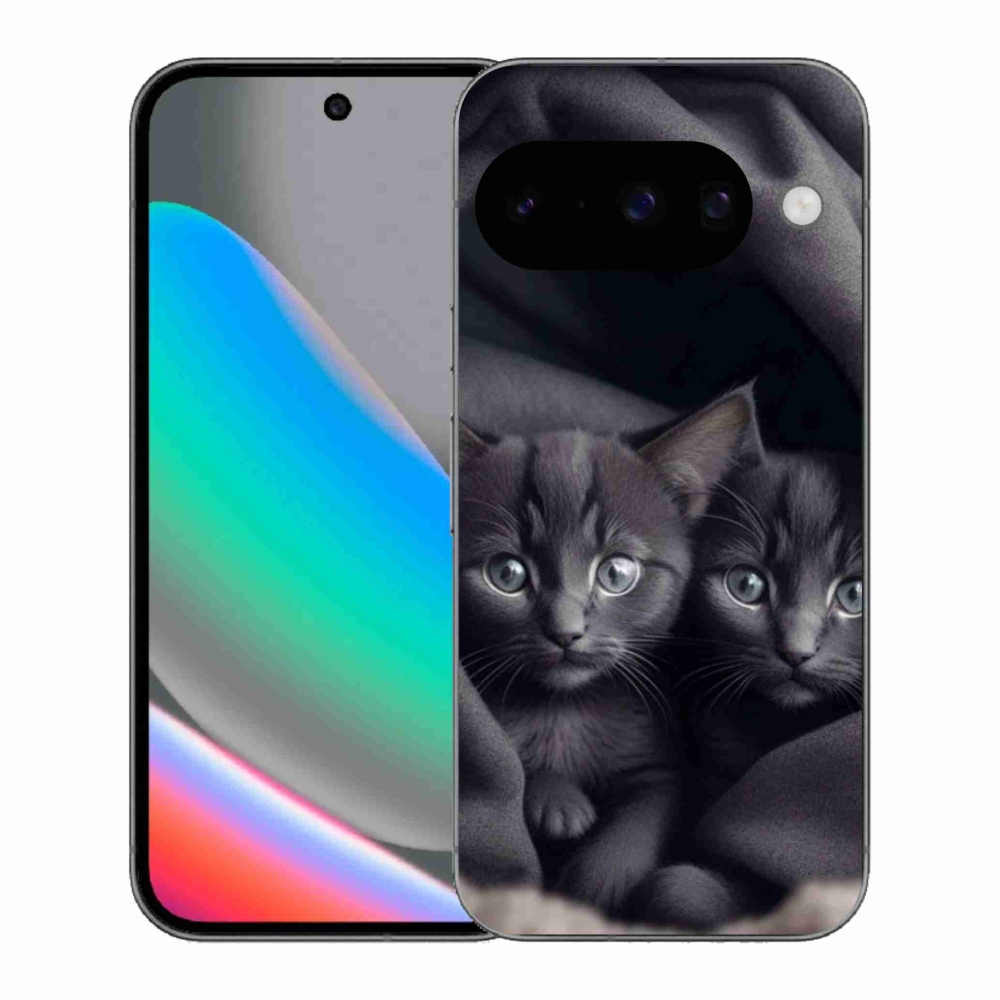 Gelový kryt mmCase na Google Pixel 10 - kočičí duo