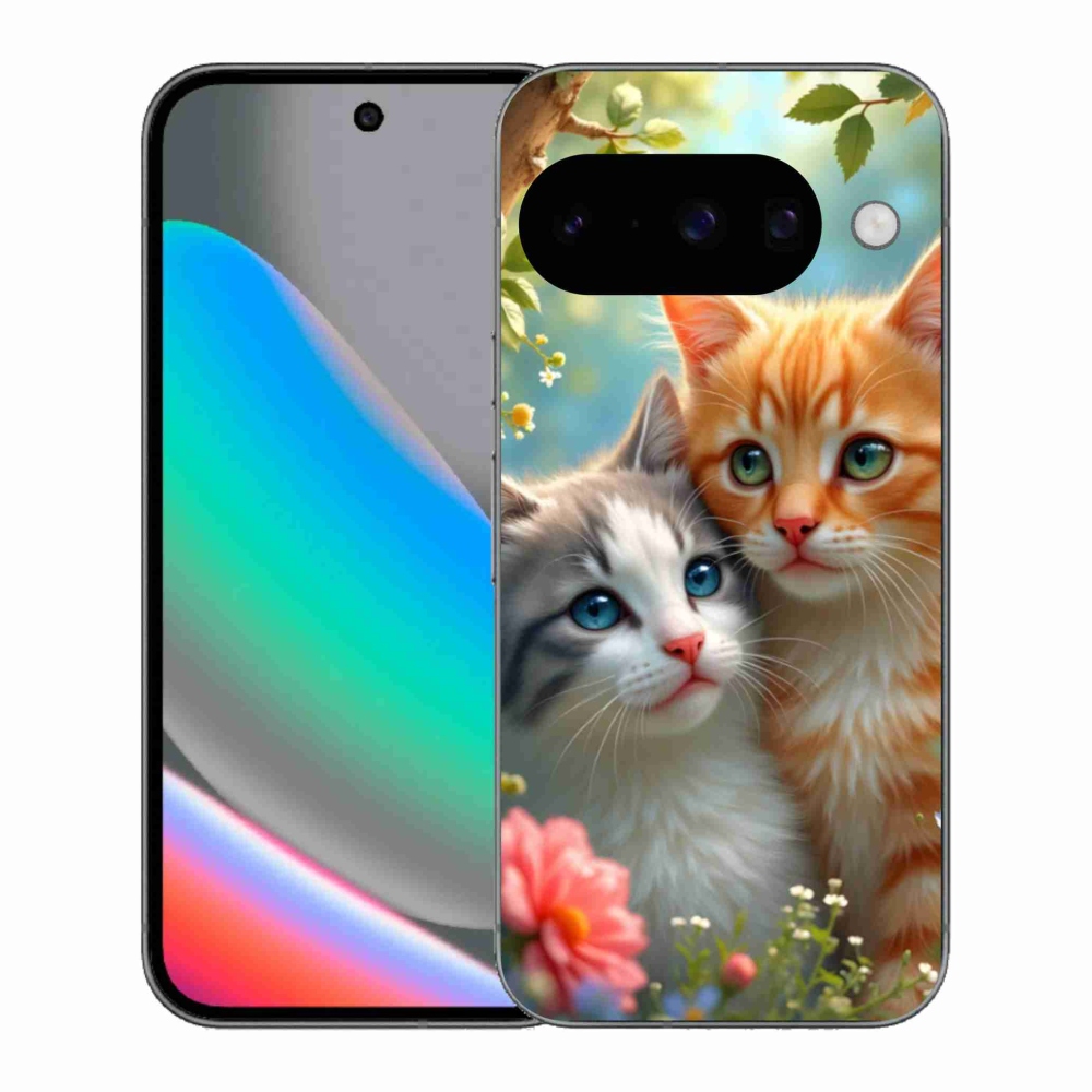 Gelový kryt mmCase na Google Pixel 10 - kočičí láska 2