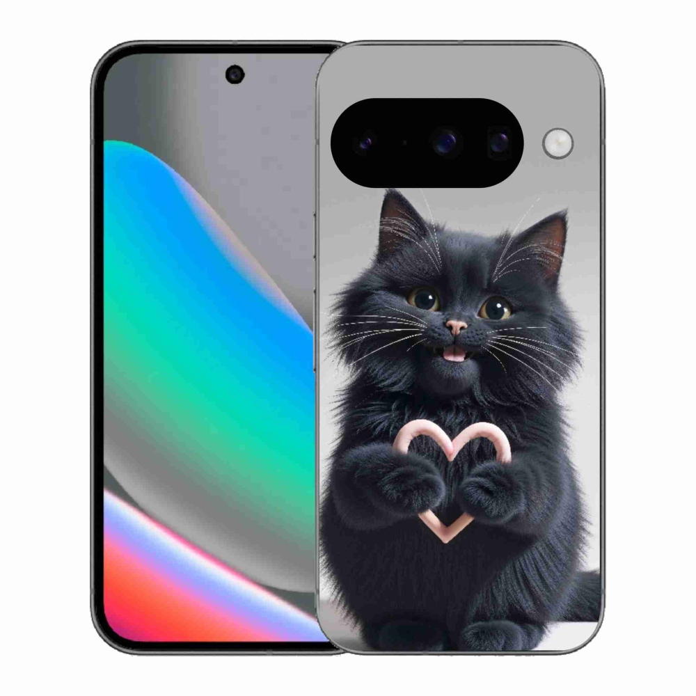 Gelový kryt mmCase na Google Pixel 10 - kočičí láska 3