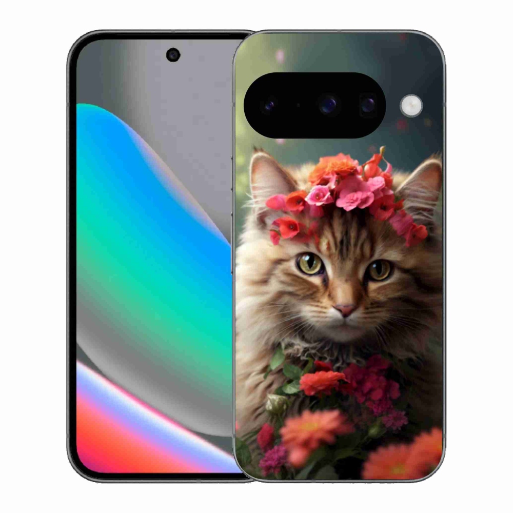 Gelový kryt mmCase na Google Pixel 10 - kočíčí princezna