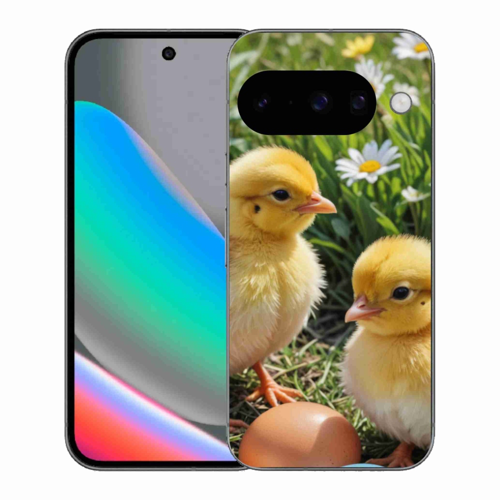 Gelový kryt mmCase na Google Pixel 10 - kuřátka