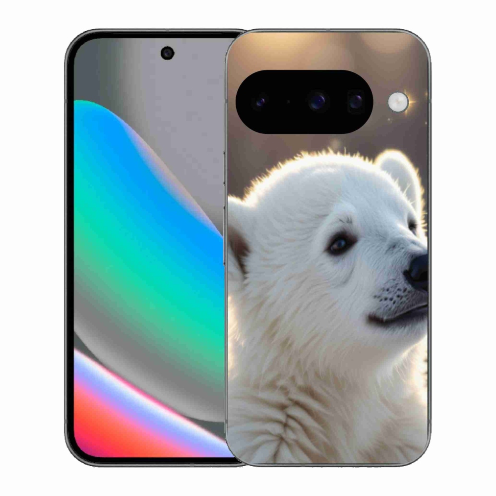 Gelový kryt mmCase na Google Pixel 10 - lední medvěd