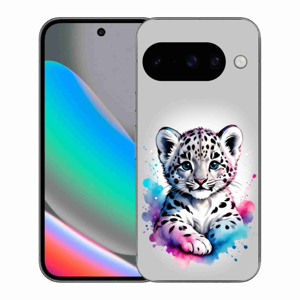 Gelový kryt mmCase na Google Pixel 10 - levhartí mládě