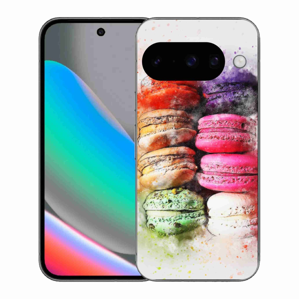 Gelový kryt mmCase na Google Pixel 10 - makrónky