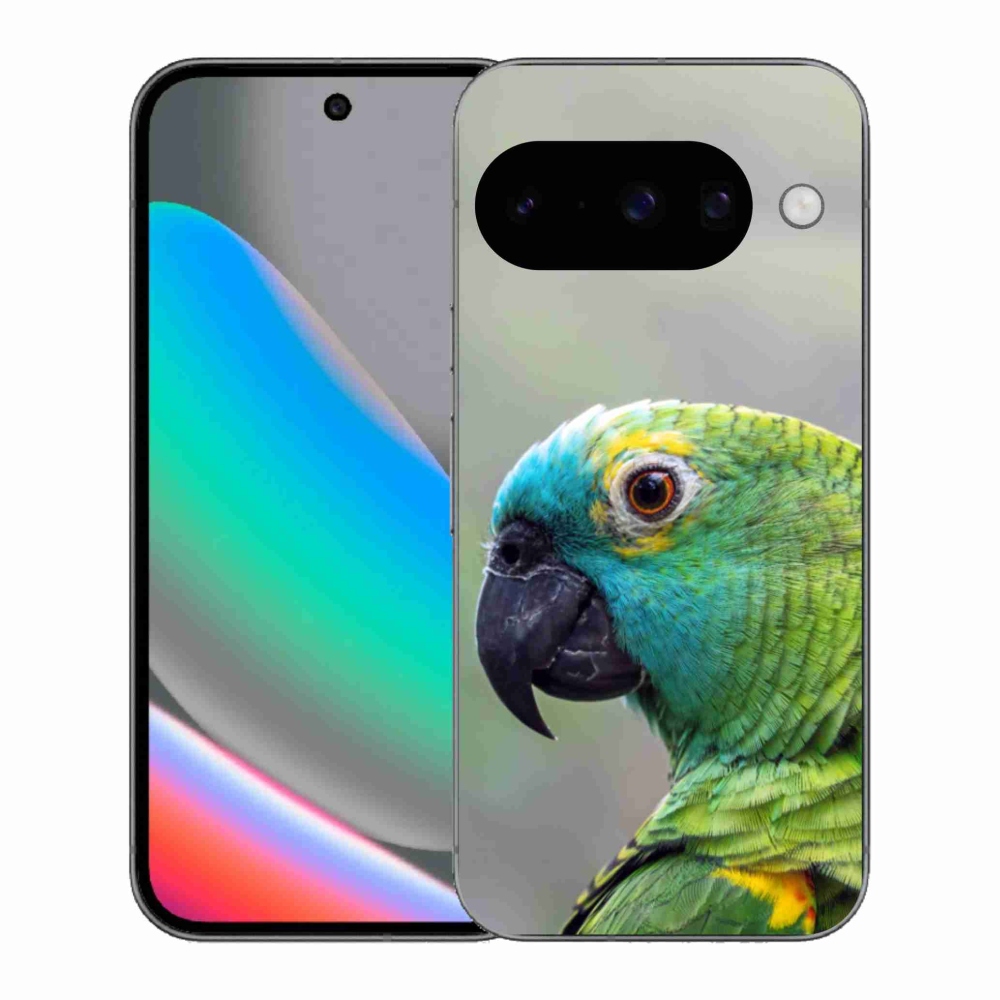 Gelový kryt mmCase na Google Pixel 10 - papoušek amazoňan