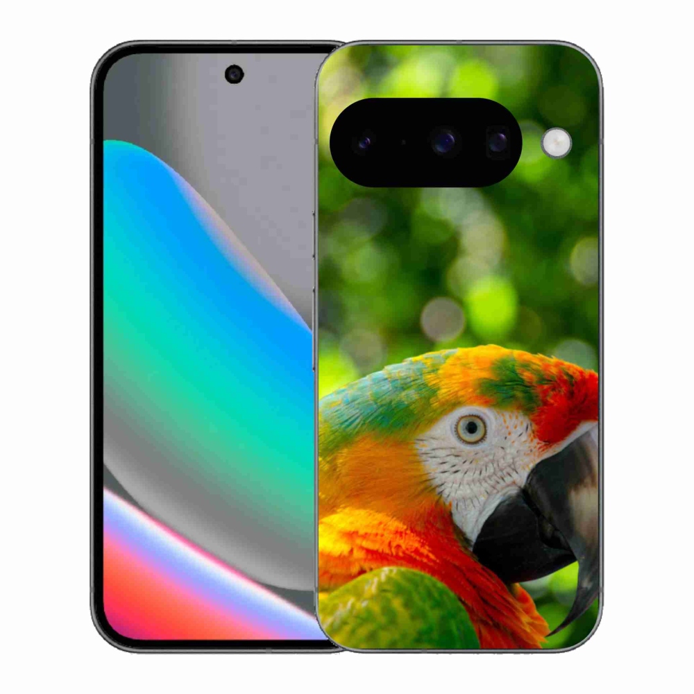 Gelový kryt mmCase na Google Pixel 10 - papoušek ara 3
