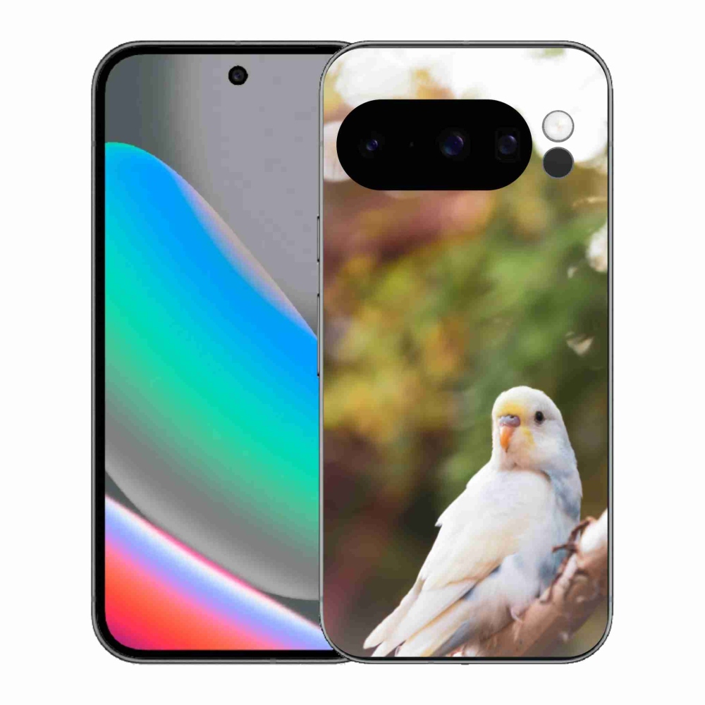 Gelový kryt mmCase na Google Pixel 10 Pro - andulka bílá
