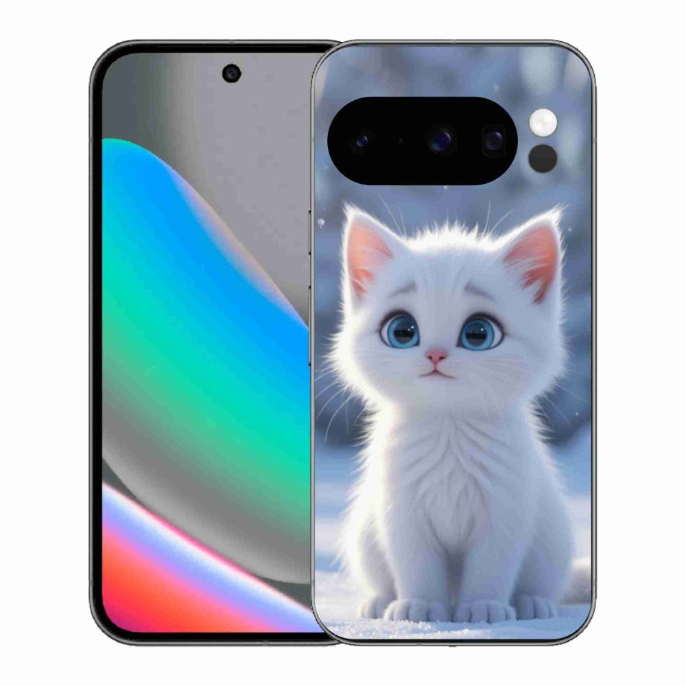 Gelový kryt mmCase na Google Pixel 10 Pro - bílé kotě 3