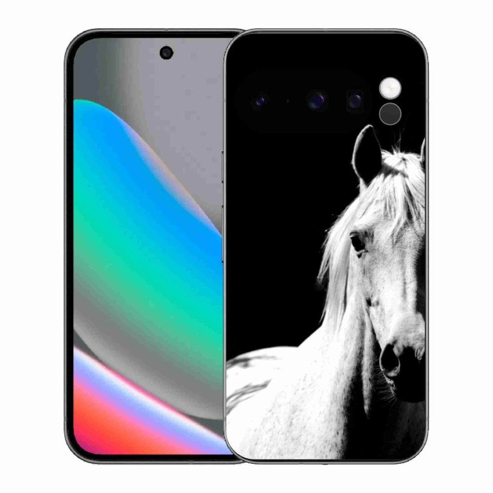 Gelový kryt mmCase na Google Pixel 10 Pro - bílý kůň 5