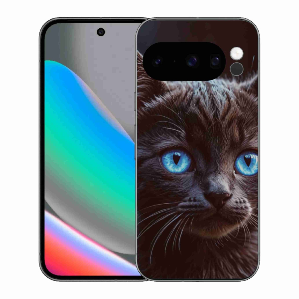 Gelový kryt mmCase na Google Pixel 10 Pro - černé kotě 2