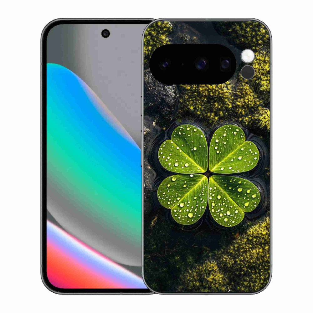 Gelový kryt mmCase na Google Pixel 10 Pro - čtyřlístek