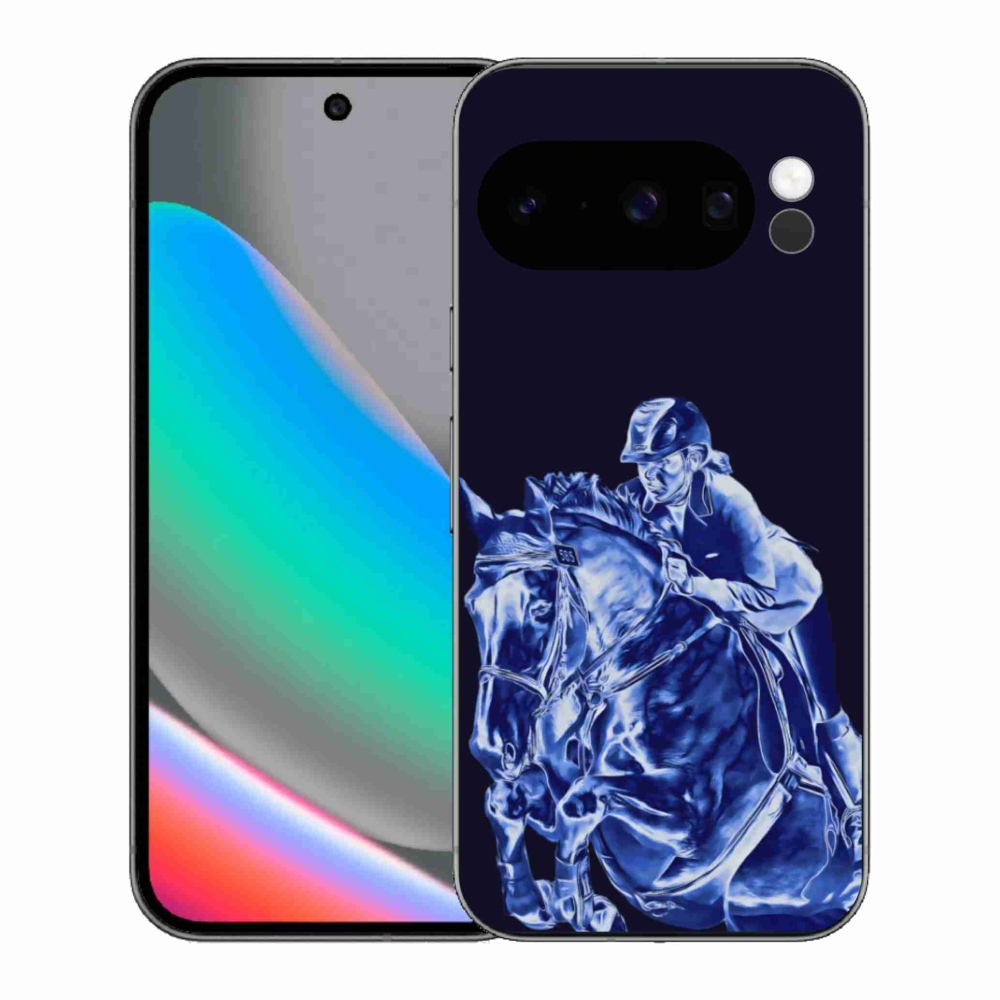 Gelový kryt mmCase na Google Pixel 10 Pro - dostihový kůň