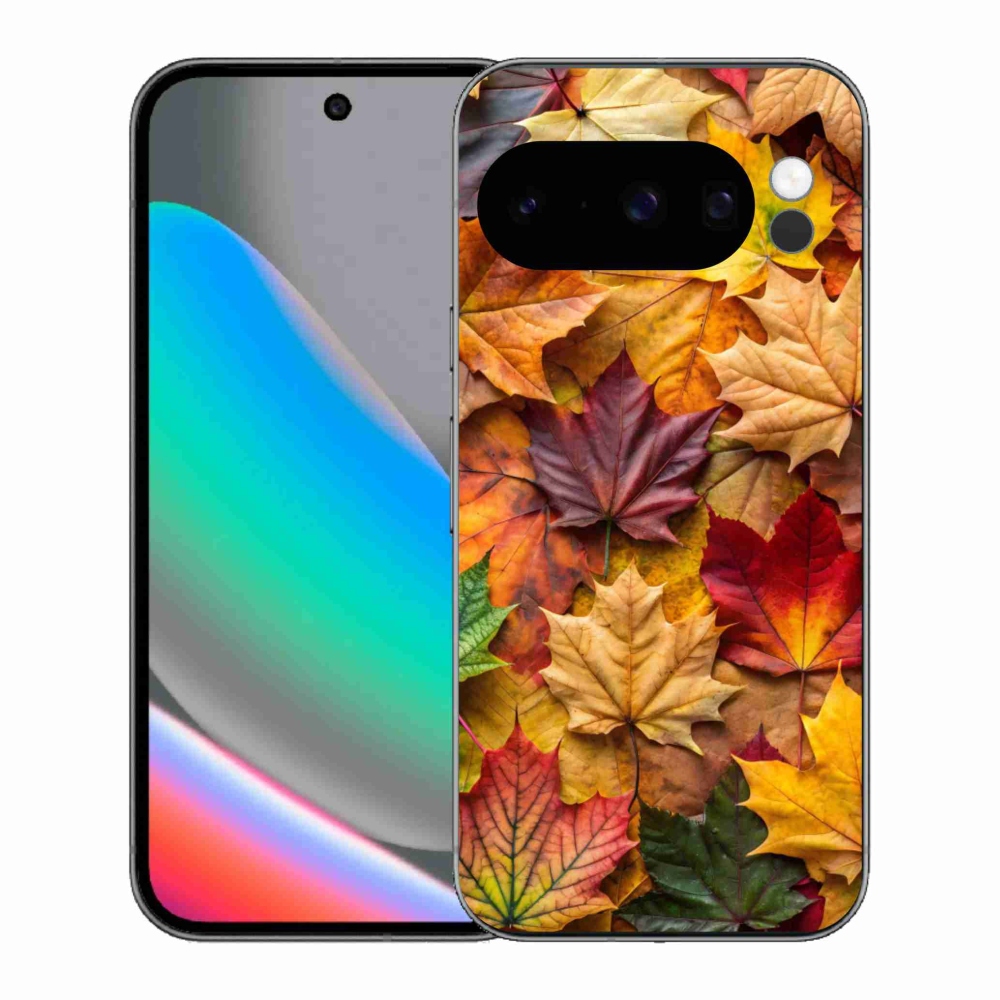 Gelový kryt mmCase na Google Pixel 10 Pro - javorové listy 2