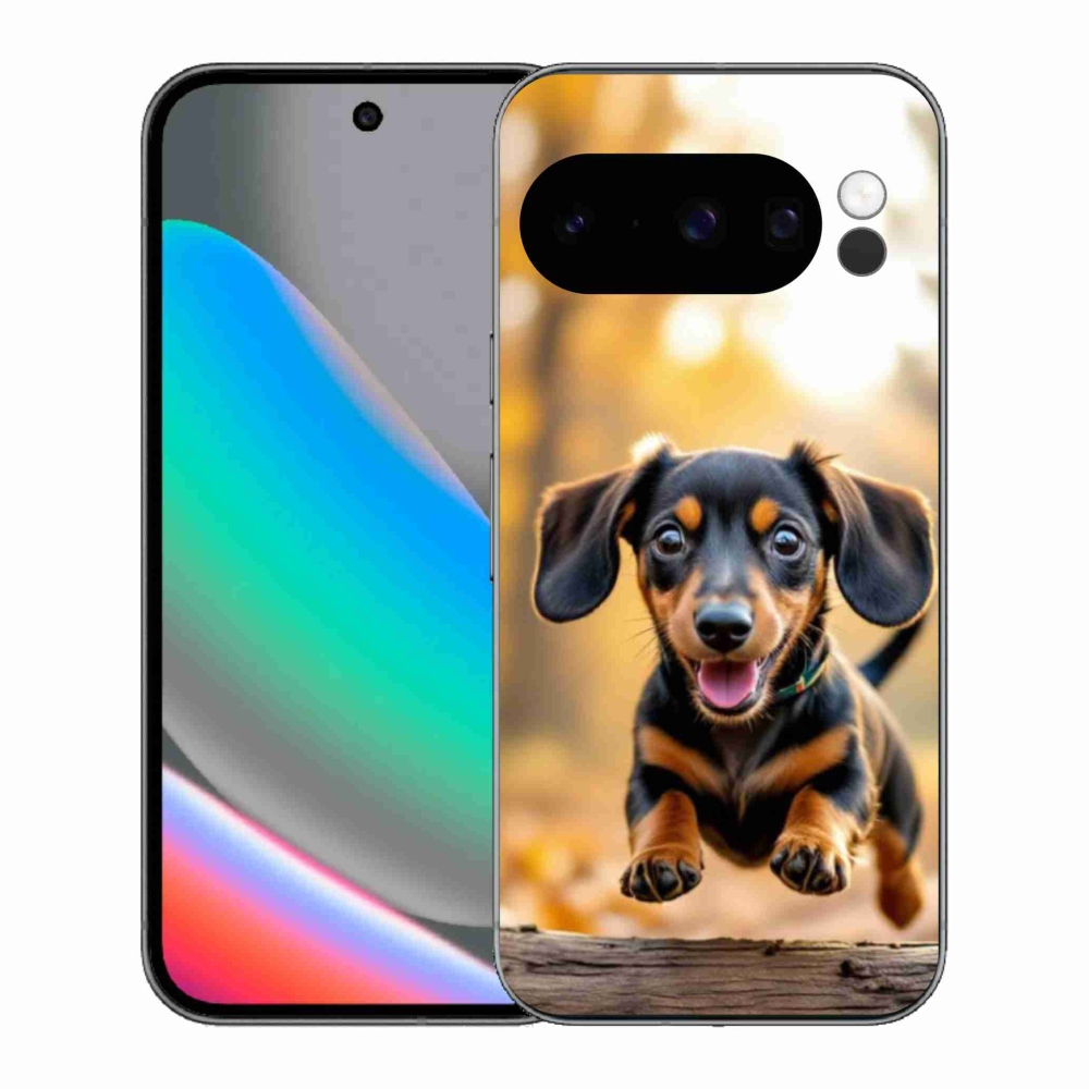 Gelový kryt mmCase na Google Pixel 10 Pro - jezevčík 2