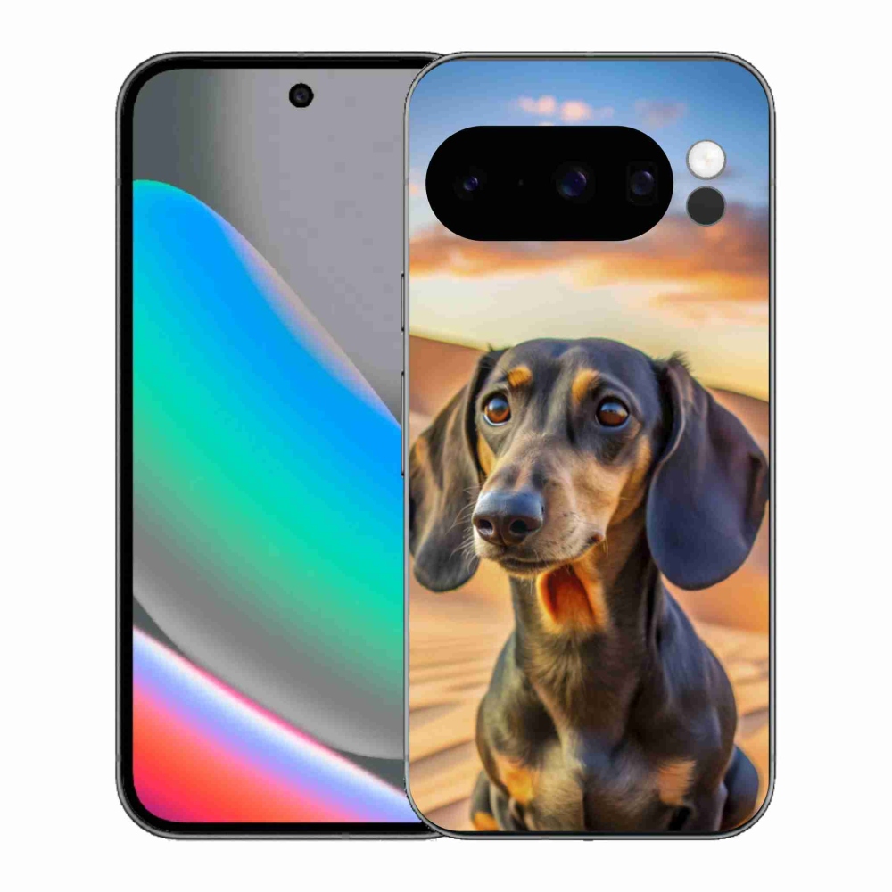 Gelový kryt mmCase na Google Pixel 10 Pro - jezevčík 3 