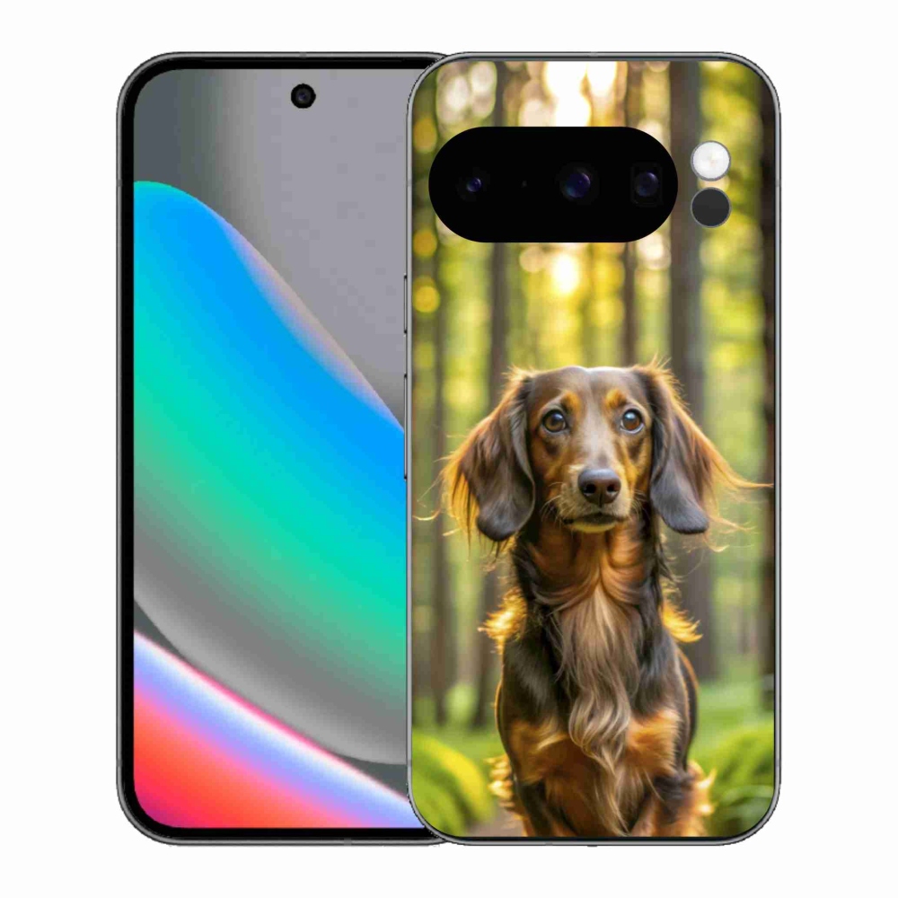 Gelový kryt mmCase na Google Pixel 10 Pro - jezevčík 4