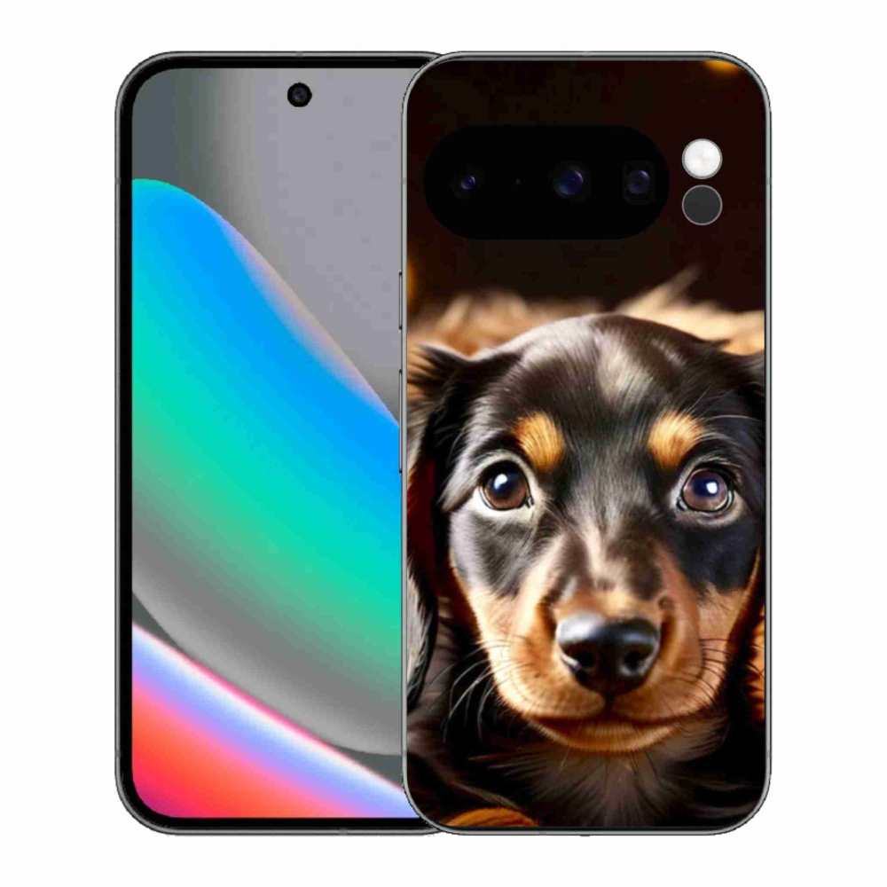 Gelový kryt mmCase na Google Pixel 10 Pro - jezevčík