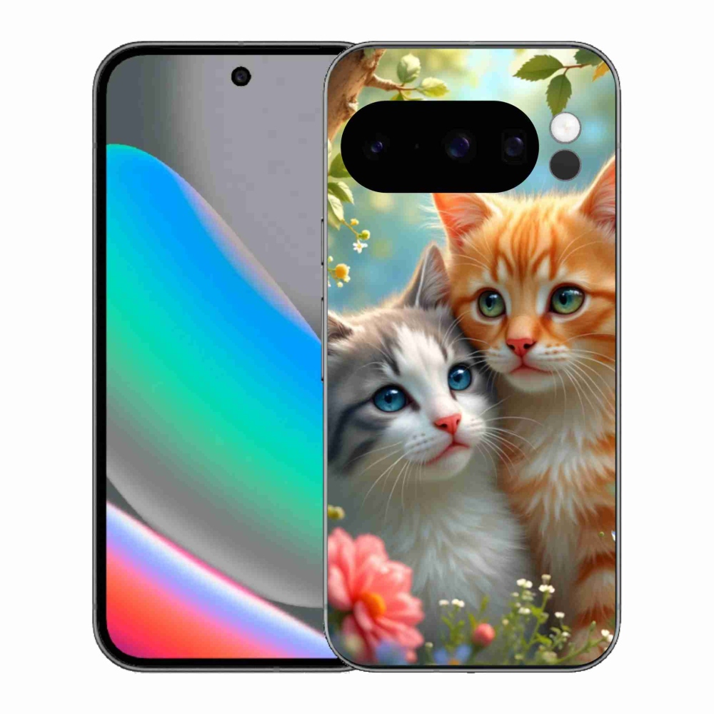 Gelový kryt mmCase na Google Pixel 10 Pro - kočičí láska 2