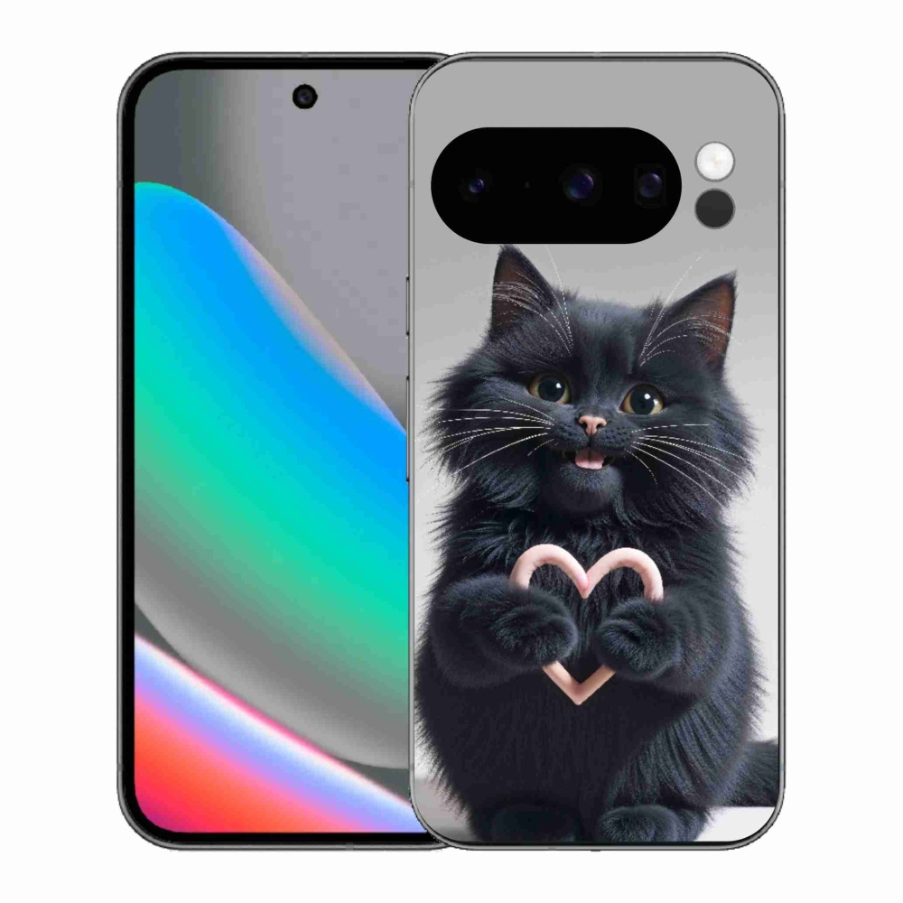 Gelový kryt mmCase na Google Pixel 10 Pro - kočičí láska 3