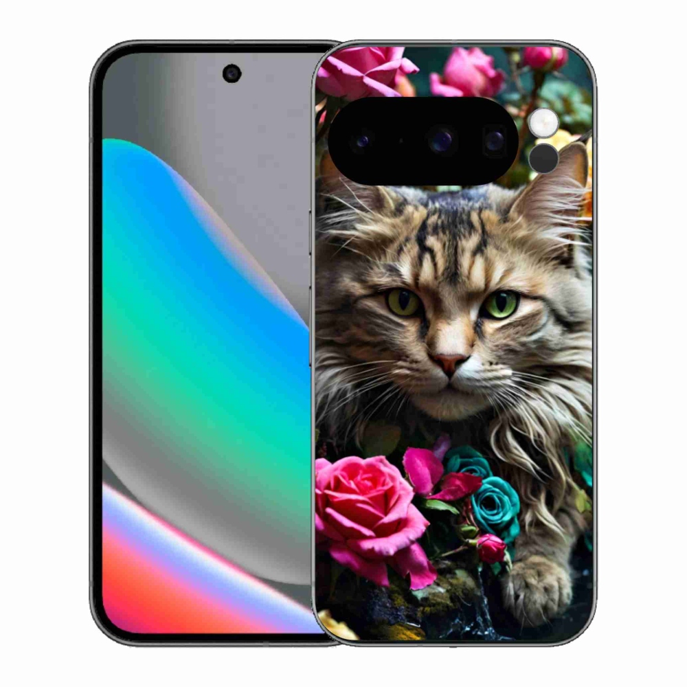 Gelový kryt mmCase na Google Pixel 10 Pro - kočíčí pohled 2