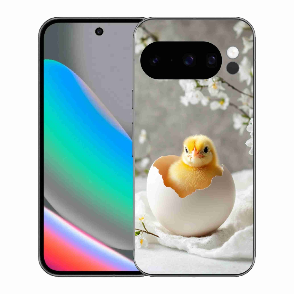 Gelový kryt mmCase na Google Pixel 10 Pro - kuřátko
