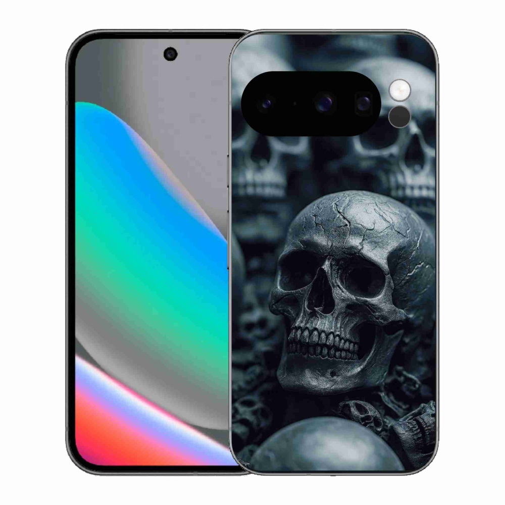Gelový kryt mmCase na Google Pixel 10 Pro - lebka 2