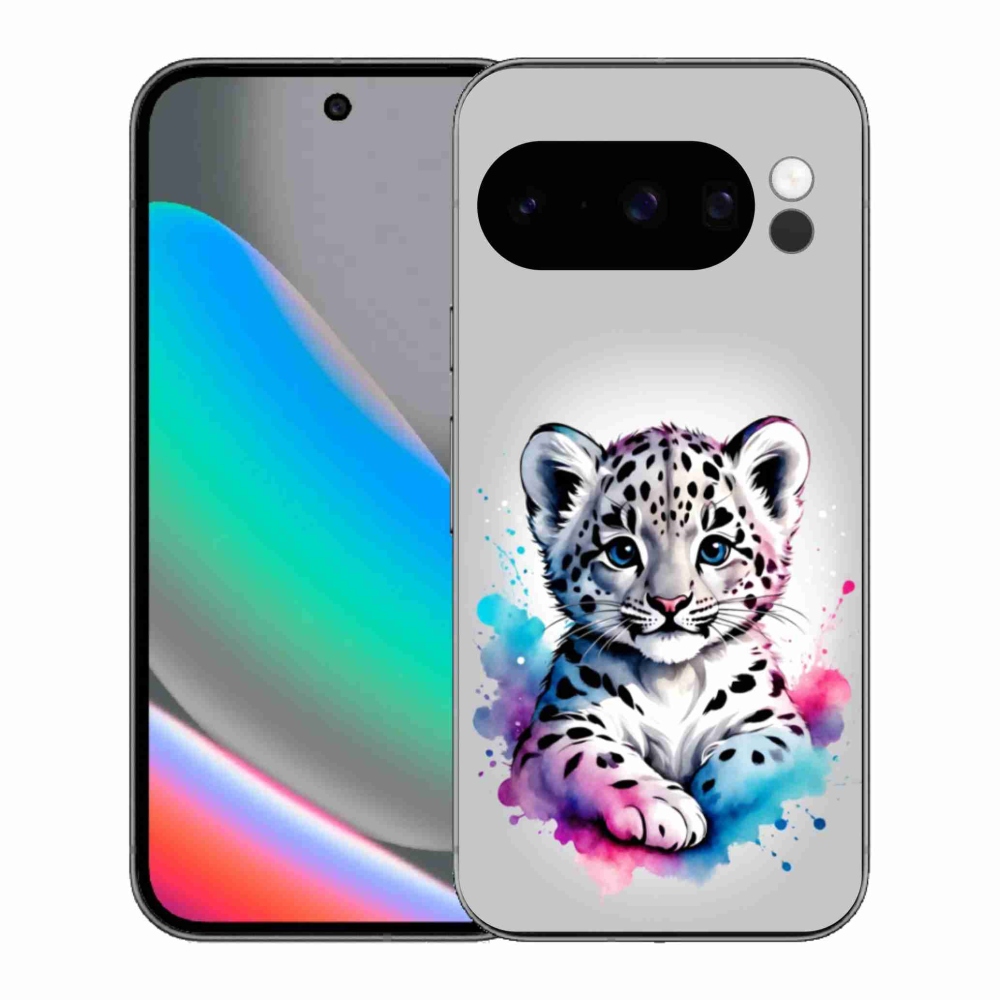 Gelový kryt mmCase na Google Pixel 10 Pro - levhartí mládě