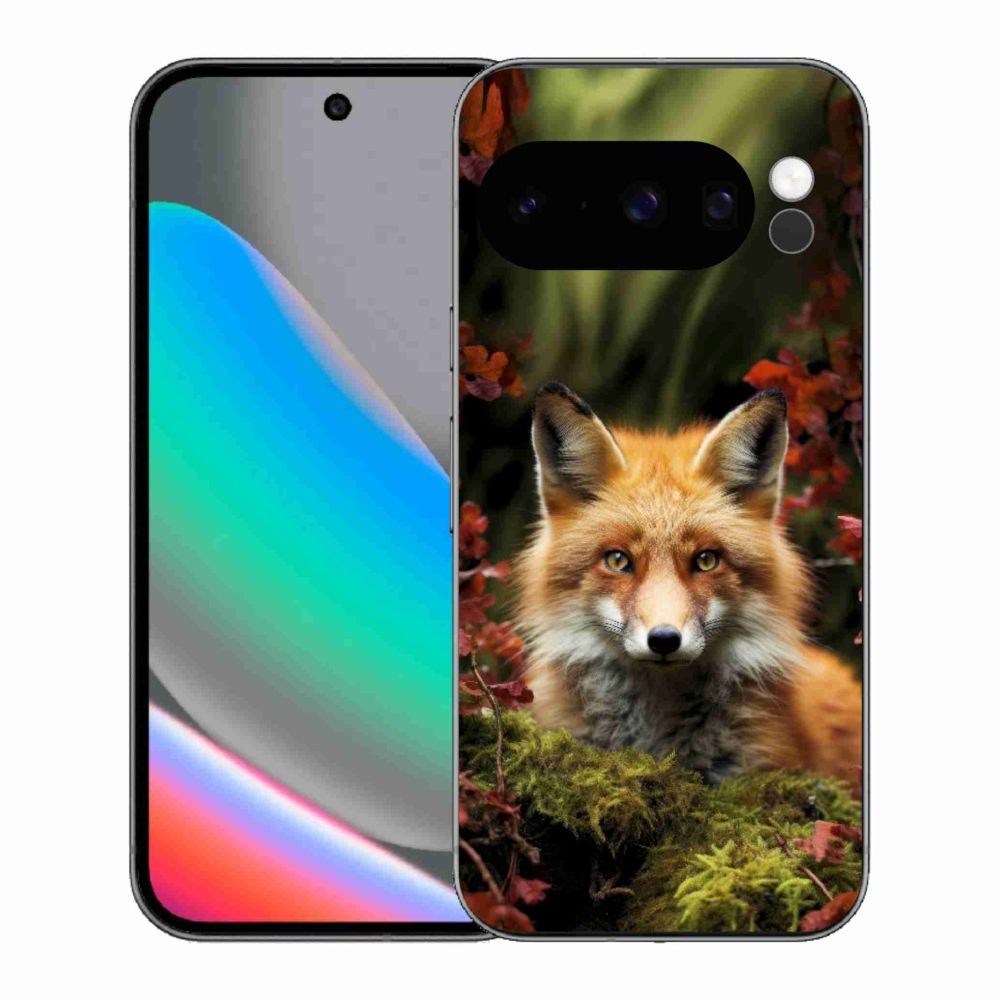 Gelový kryt mmCase na Google Pixel 10 Pro - liška v lese