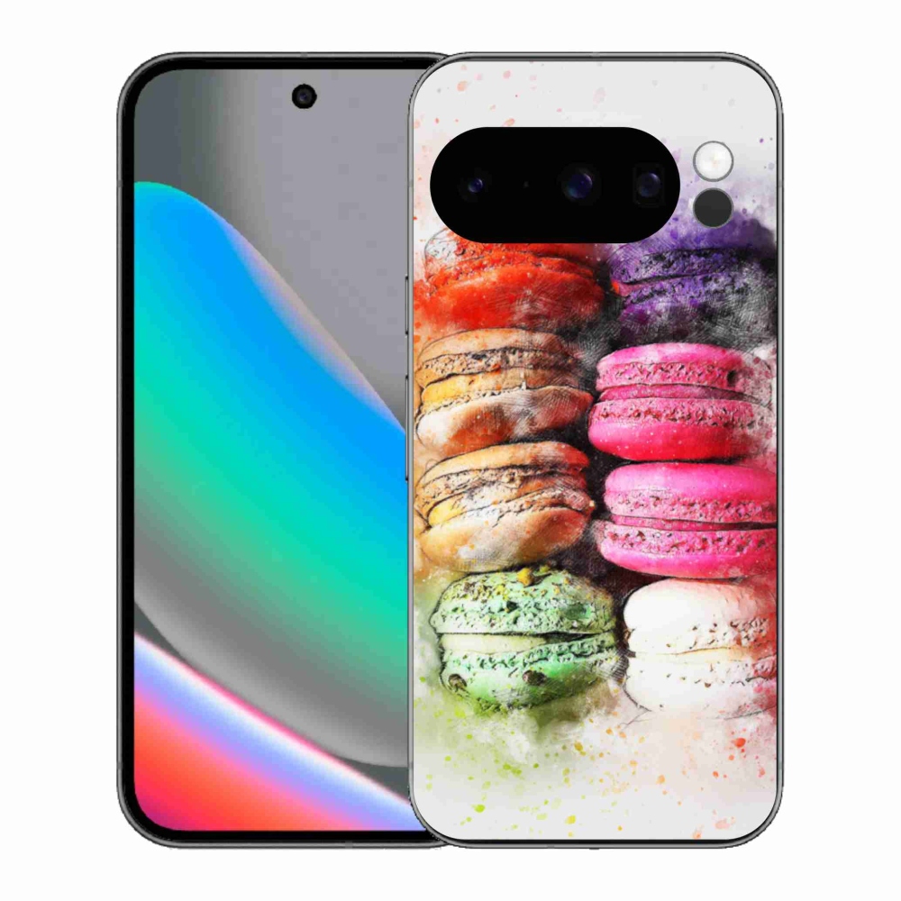 Gelový kryt mmCase na Google Pixel 10 Pro - makrónky