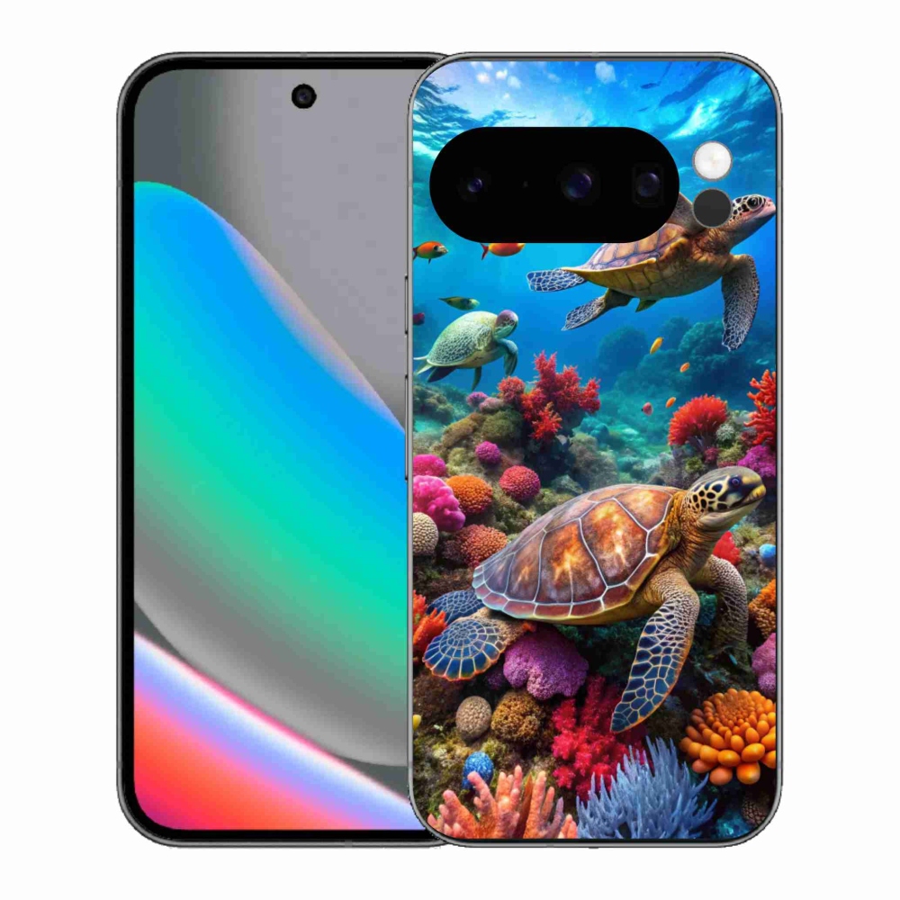 Gelový kryt mmCase na Google Pixel 10 Pro - mořský svět 2