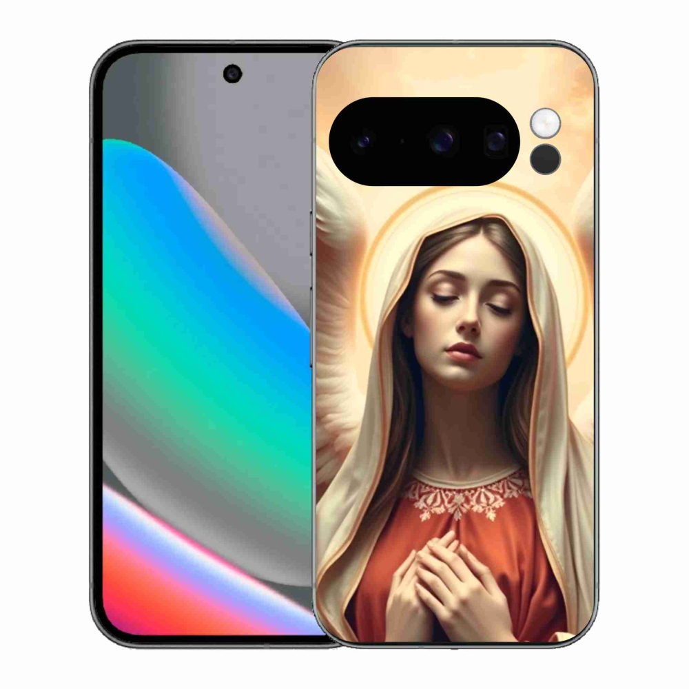Gelový kryt mmCase na Google Pixel 10 Pro - náboženský motiv