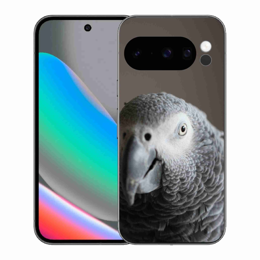 Gelový kryt mmCase na Google Pixel 10 Pro - papoušek žako 2