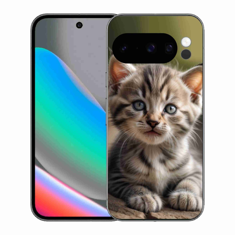 Gelový kryt mmCase na Google Pixel 10 Pro - roztomilé kotě 9
