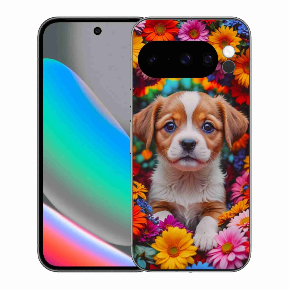 Gelový kryt mmCase na Google Pixel 10 Pro - roztomilé štěně