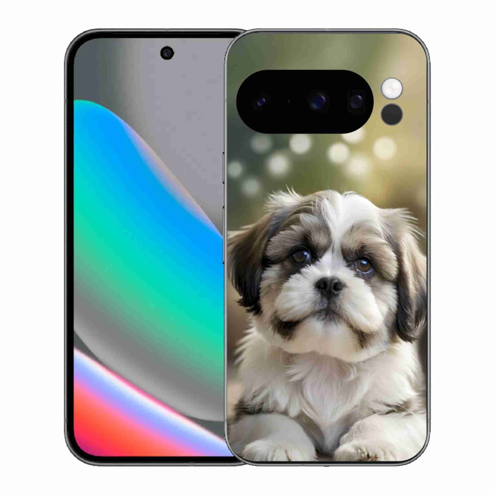 Gelový kryt mmCase na Google Pixel 10 Pro - roztomilý shih-tzu