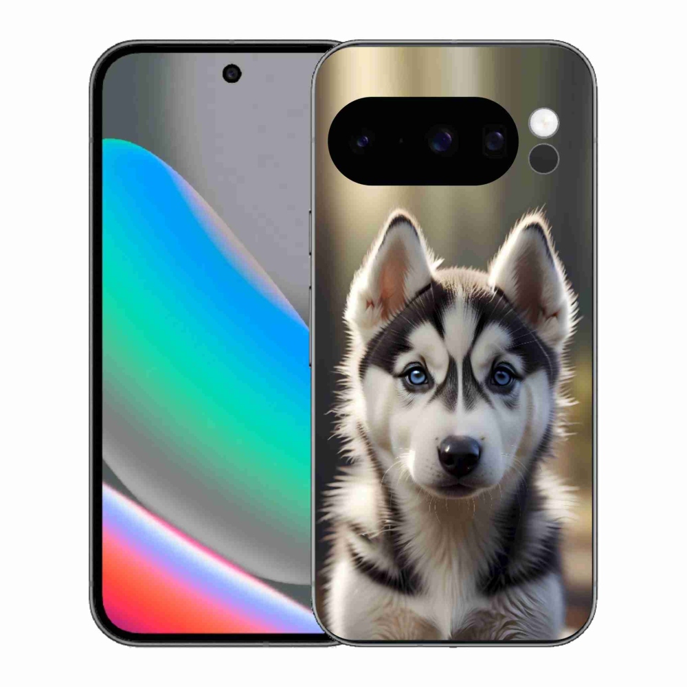 Gelový kryt mmCase na Google Pixel 10 Pro - roztomilý sibiřský husky