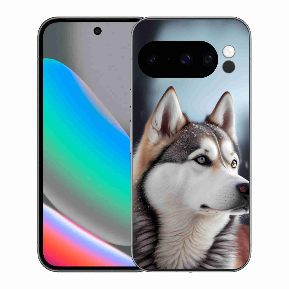 Gelový kryt mmCase na Google Pixel 10 Pro - sibiřský husky