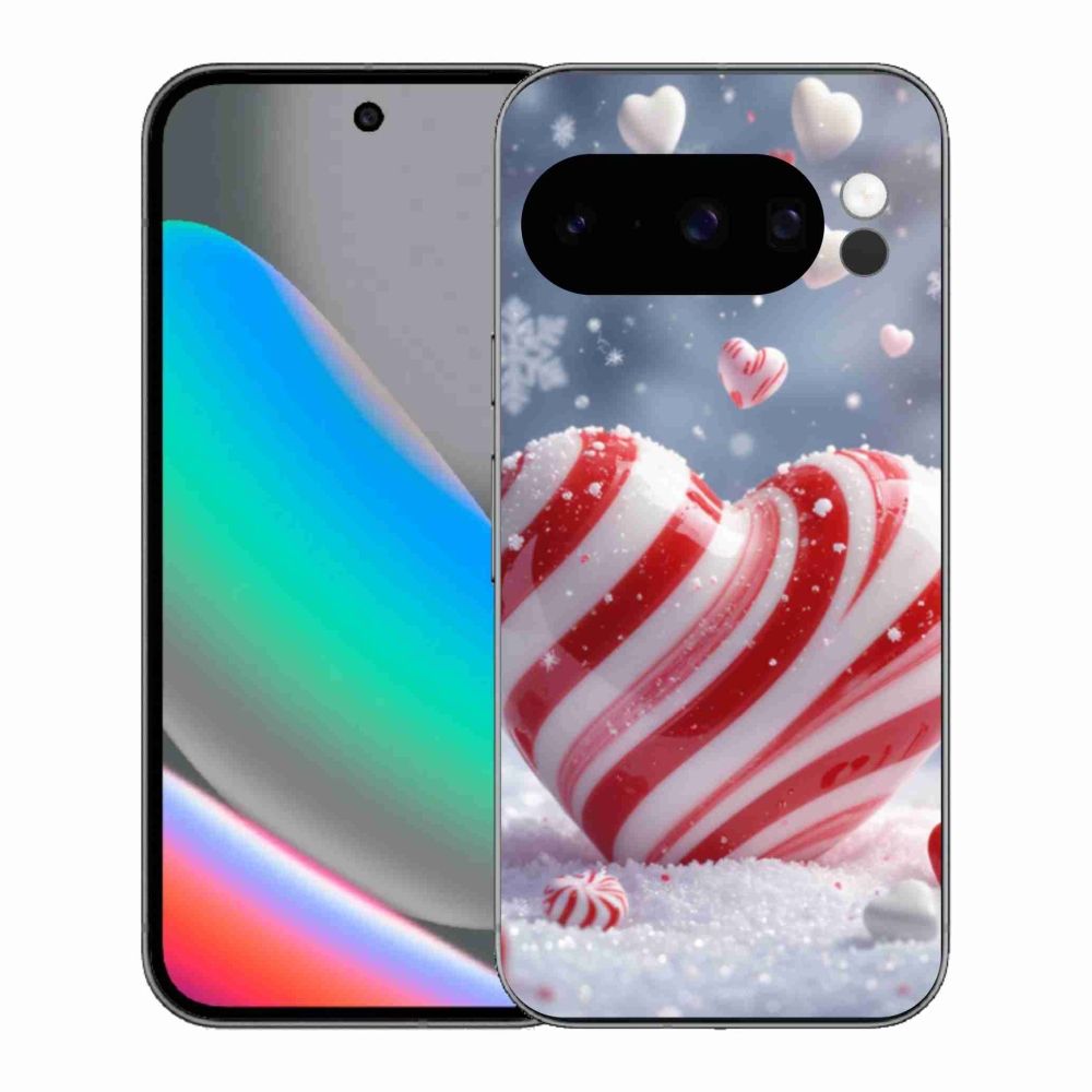 Gelový kryt mmCase na Google Pixel 10 Pro - sladké srdce