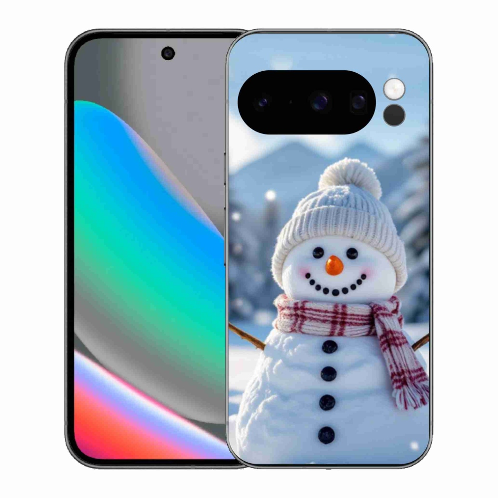 Gelový kryt mmCase na Google Pixel 10 Pro - sněhulák 3