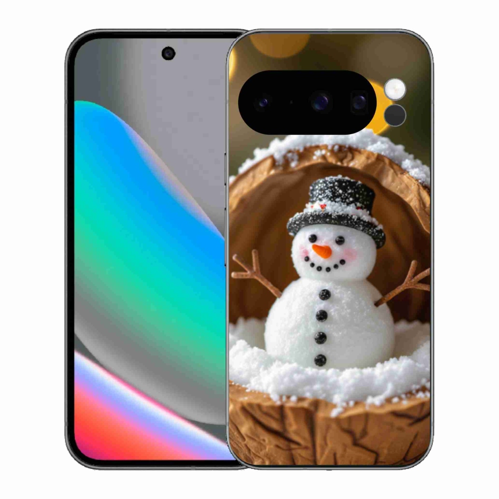 Gelový kryt mmCase na Google Pixel 10 Pro - sněhulák 4