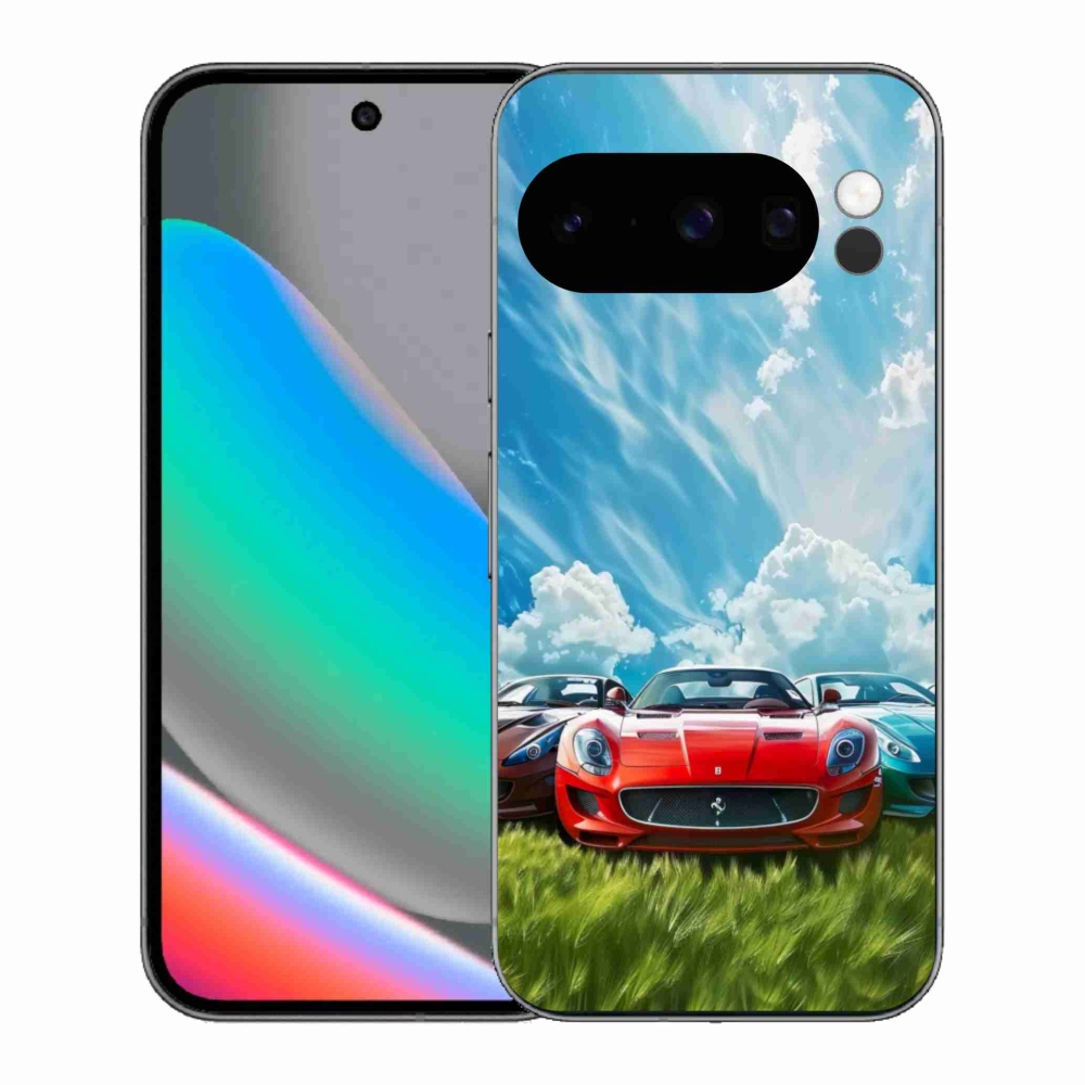 Gelový kryt mmCase na Google Pixel 10 Pro - sportovní vozy